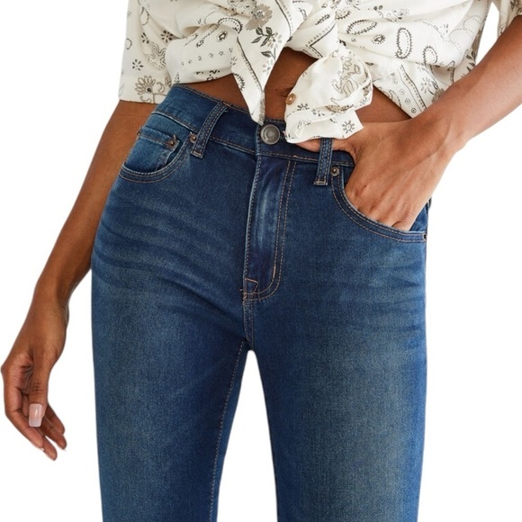 AREOSPOTALE Premium Seriously Stretchy Denim Jeggings High Rise Size 6 Regular - Picture 8 of 14